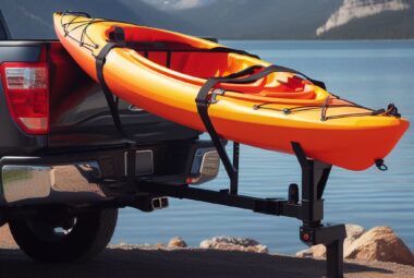 Kayak hitch rack