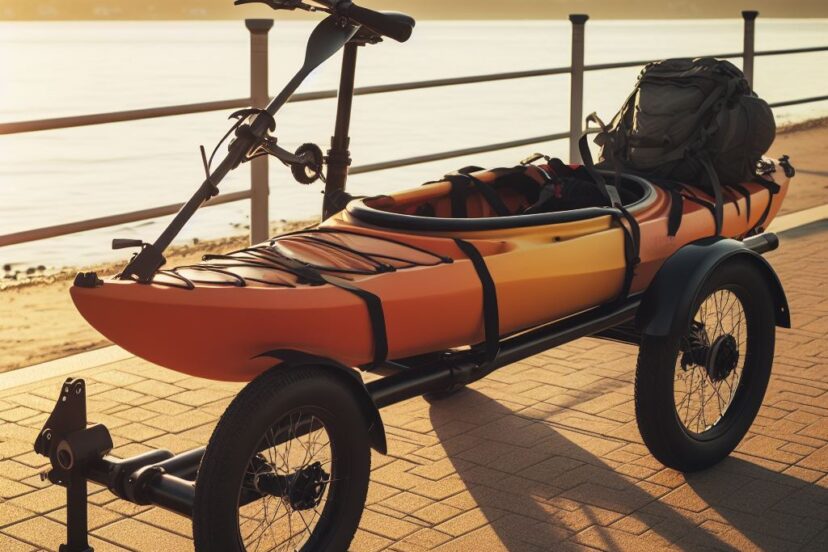 kayak bike trailer