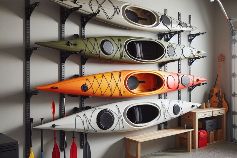 kayak wall mount