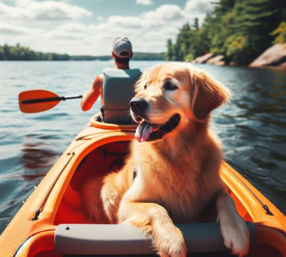 kayak for a dog and owner together