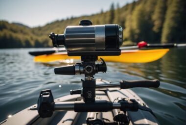 mount a trolling motor on a kayak