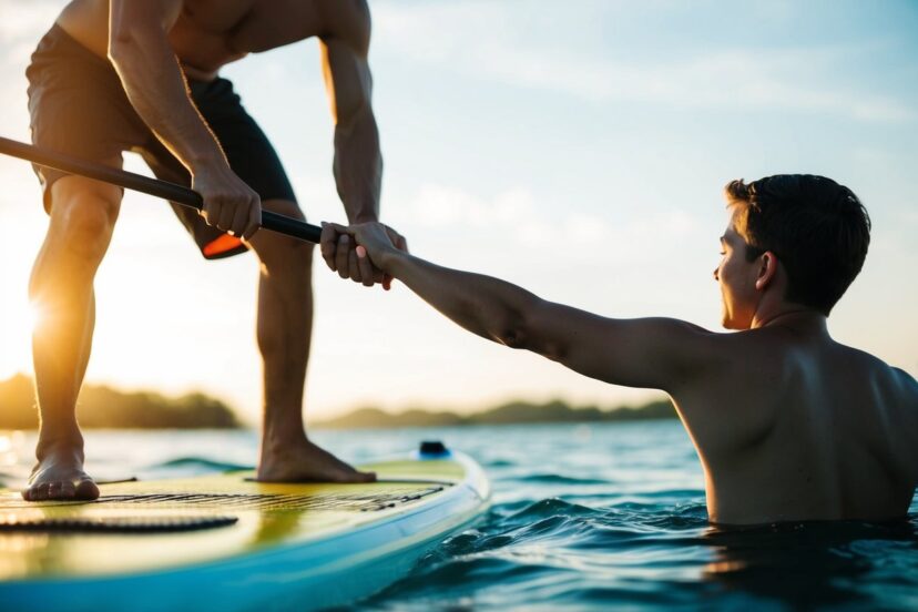 stand up paddleboard rescue